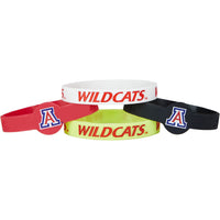 ARIZONA SILICONE EMBLEM BRACELET (4-PACK)