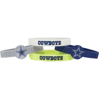 COWBOYS SILICONE BRACELET (4-PACK)