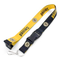 BRUINS (BLACK/YELLOW) REVERSIBLE LANYARD