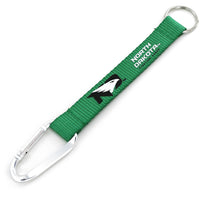 NORTH DAKOTA CARABINER LANYARD KEYCHAIN