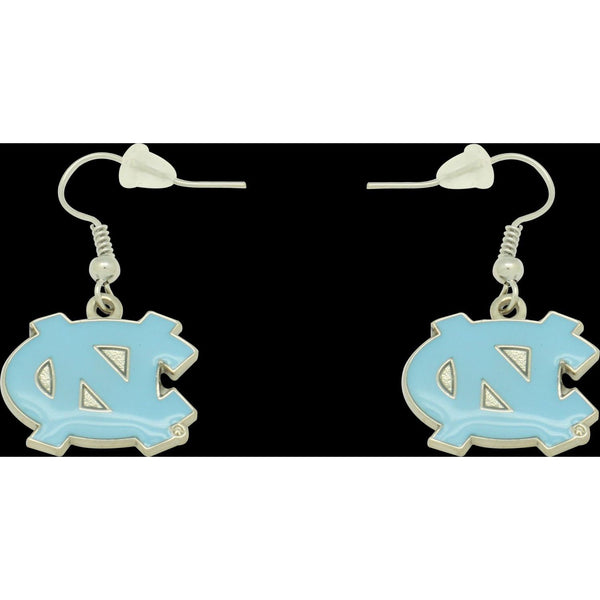 NORTH CAROLINA COLLEGE LOGO DANGLER EARRINGS