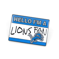 LIONS NAME TAG PIN