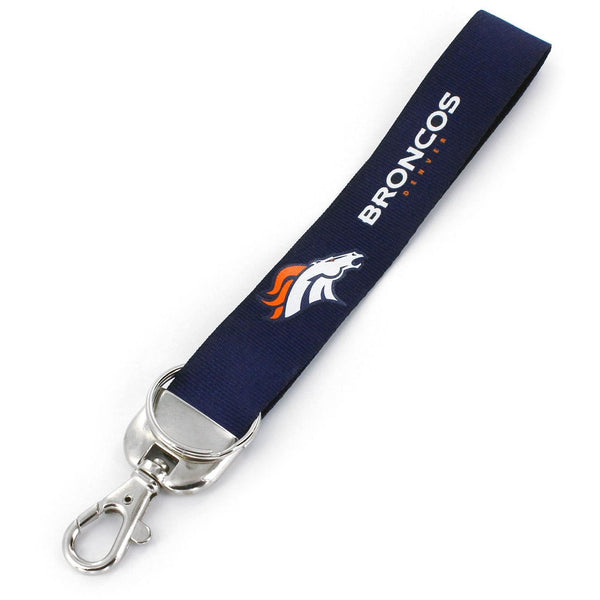 BRONCOS DELUXE WRISTLET KEYCHAIN