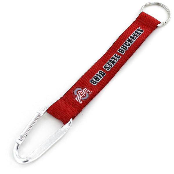 OHIO STATE CARABINER LANYARD KEYCHAIN