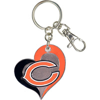 BEARS SWIRL HEART KEYCHAIN