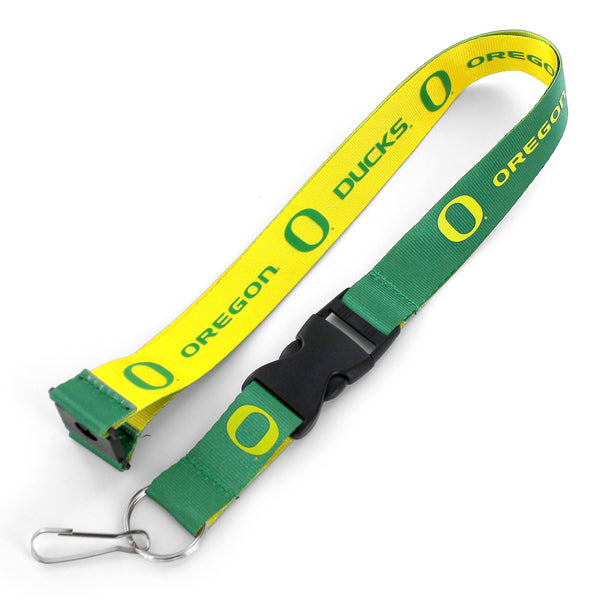 OREGON (GREEN/ YELLOW) REVERSIBLE LANYARD