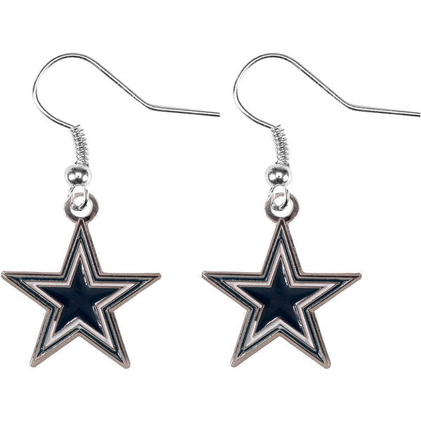 COWBOYS LOGO DANGLER EARRINGS