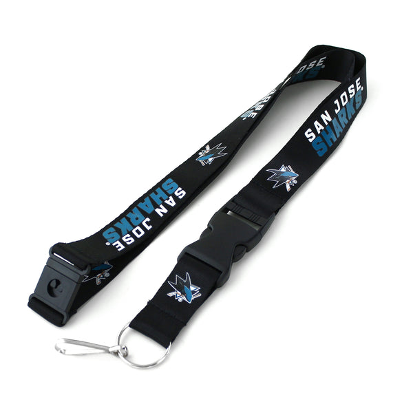 SHARKS (BLACK) TEAM LANYARD