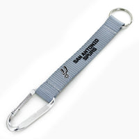 SPURS (SILVER) CARABINER LANYARD KEYCHAIN