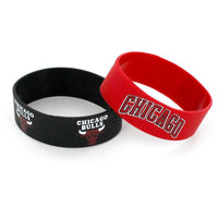 BULLS WIDE BRACELETS (2-PACK)