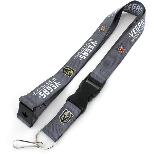 GOLDEN KNIGHTS (CHARCOAL) TEAM LANYARD