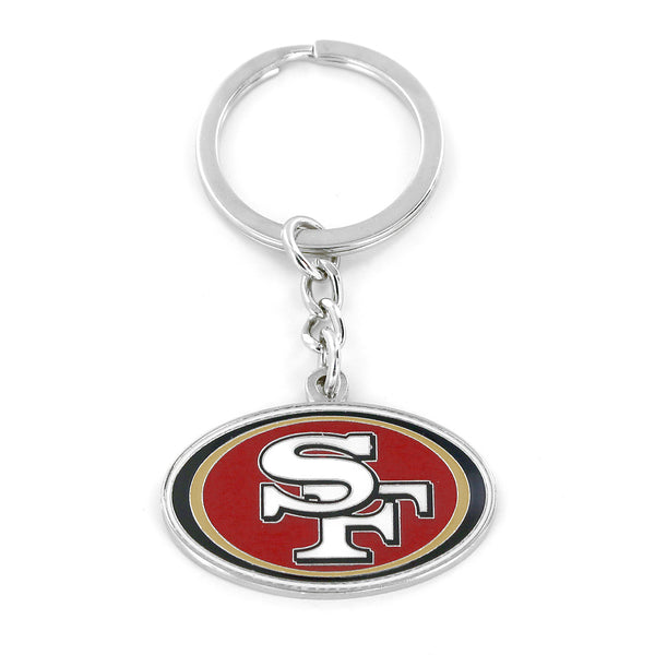 49ERS LOGO KEYCHAIN