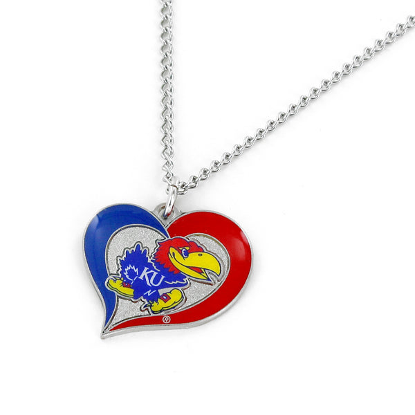 KANSAS SWIRL HEART NECKLACE