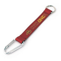 IOWA STATE CARABINER LANYARD KEYCHAIN