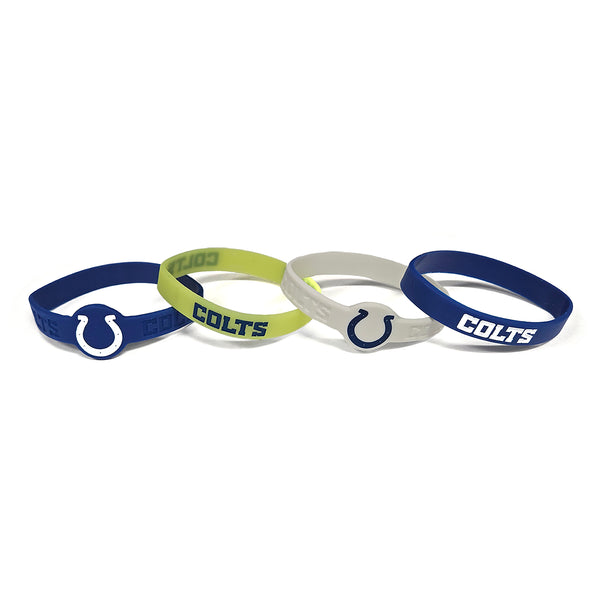 COLTS SILICONE BRACELET (4-PACK)