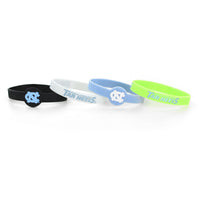 NORTH CAROLINA SILICONE BRACELETS (4 PACK)