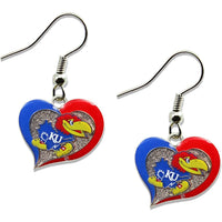 KANSAS SWIRL HEART EARRINGS