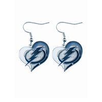 LIGHTNING SWIRL HEART EARRINGS