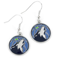 TIMBERWOLVES DANGLER EARRINGS