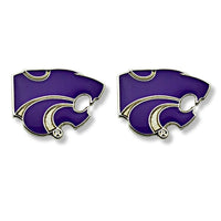 KANSAS STATE TEAM POST EARRINGS