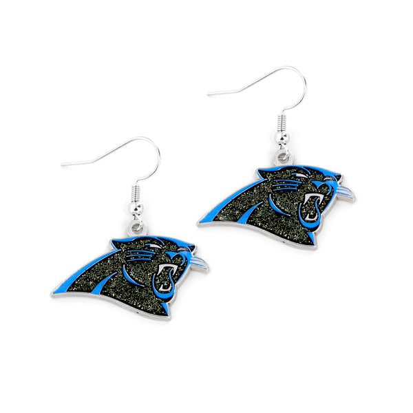PANTHERS GLITTER DAZZLE EARRINGS