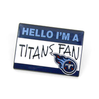 TITANS NAME TAG PIN