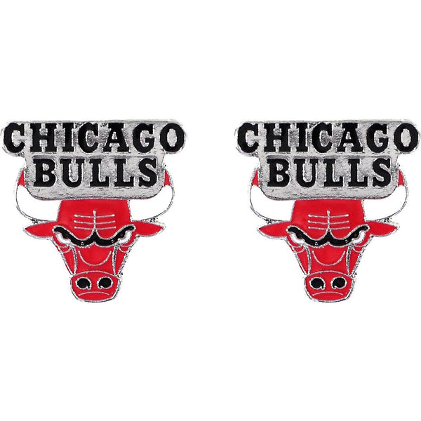 BULLS TEAM POST EARRINGS