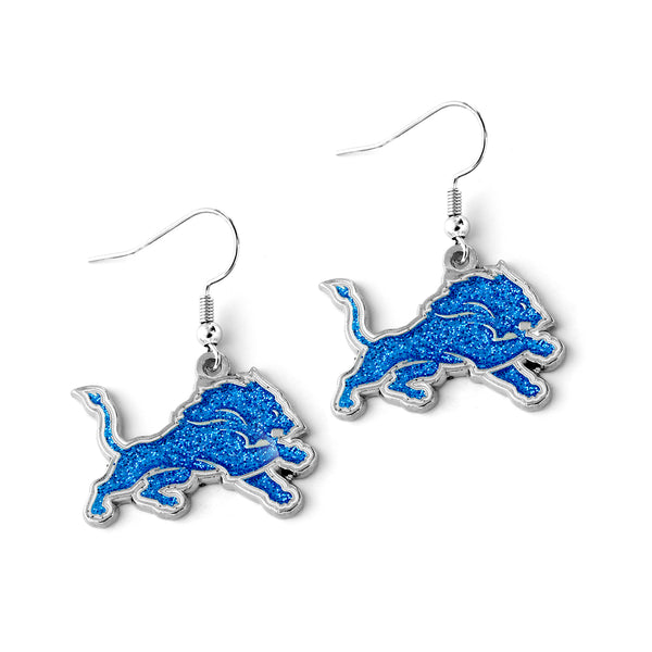 LIONS GLITTER DAZZLE EARRINGS