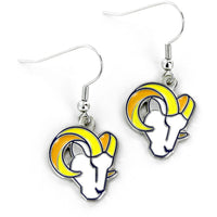 RAMS LOGO DANGLER EARRINGS