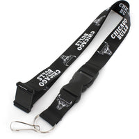 BULLS (BLACK & WHITE) TEAM LANYARD