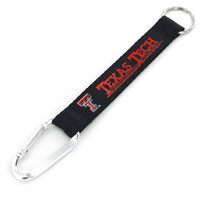 TEXAS TECH CARABINER LANYARD KEYCHAIN