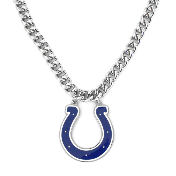 COLTS HEAVYWEIGHT TEAM LOGO NECKLACE