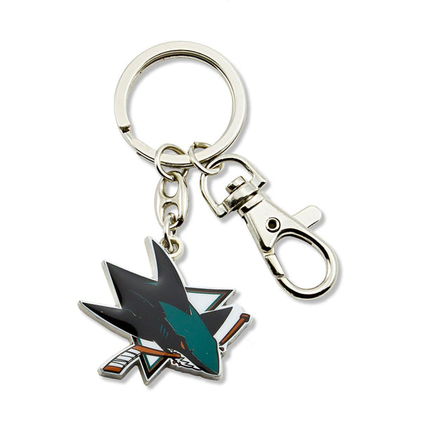SHARKS TEAM LOGO HEAVYWEIGHT KEYCHAIN