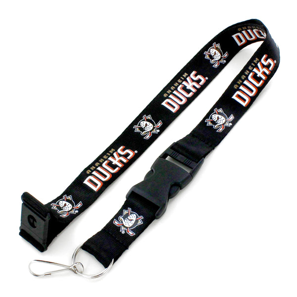 DUCKS (BLACK) TEAM LANYARD