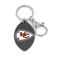 CHIEFS MATTE FINISH FOOTBALL KEYCHAIN