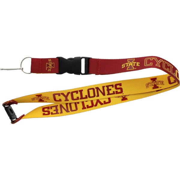 IOWA STATE (RED/YELLOW) REVERSIBLE LANYARD