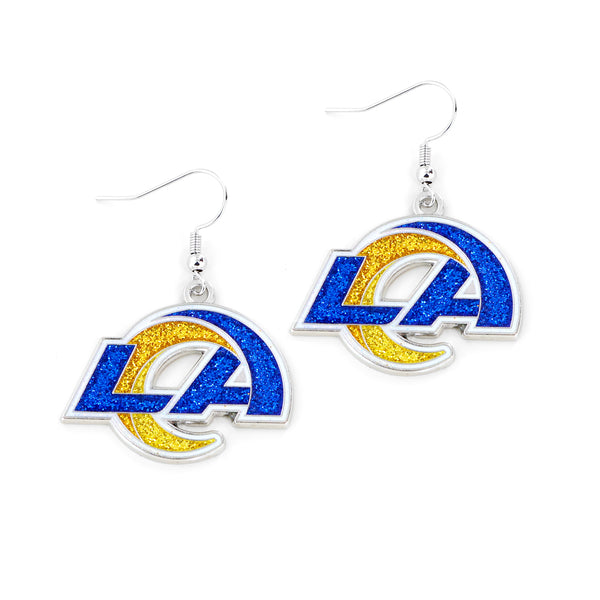 RAMS GLITTER DAZZLE EARRINGS