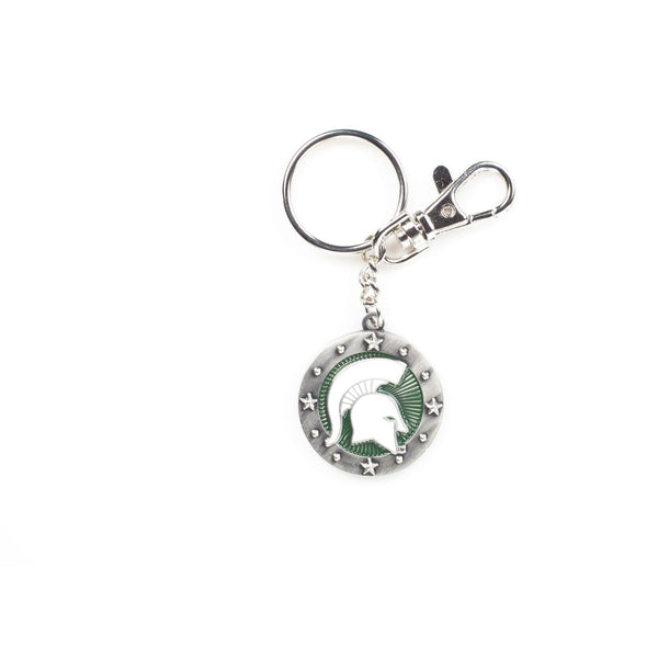 MICHIGAN STATE IMPACT KEYCHAIN