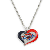 THUNDER SWIRL HEART NECKLACE