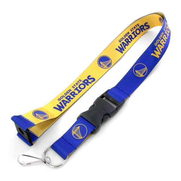 WARRIORS (BLUE/GOLD) REVERSIBLE LANYARD