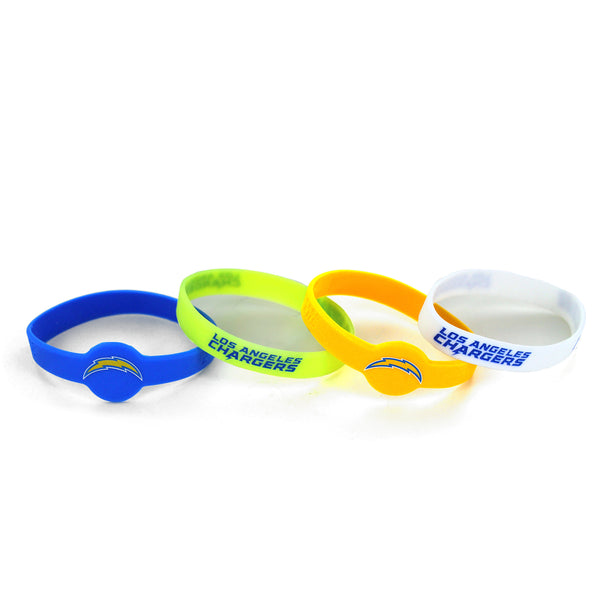 CHARGERS SILICONE BRACELET (4-PACK)