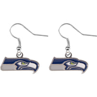 SEAHAWKS LOGO DANGLER EARRINGS