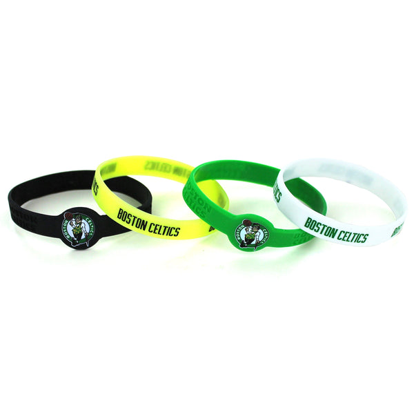 CELTICS SILICONE BRACELET 4-PACK