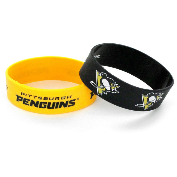 PENGUINS WIDE WRISTBAND (2 PACK)