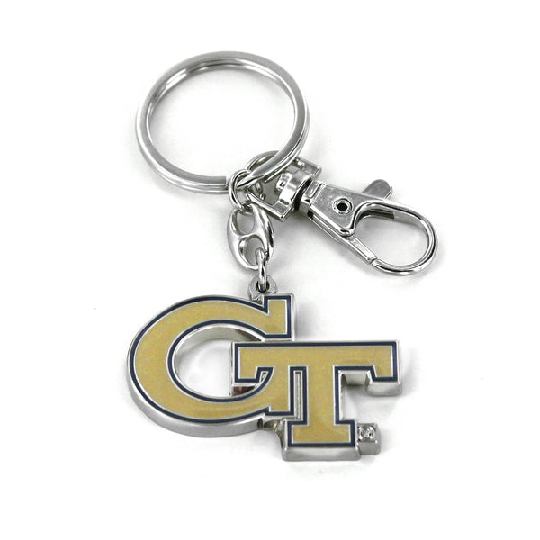 GEORGIA TECH HEAVYWEIGHT KEYCHAIN