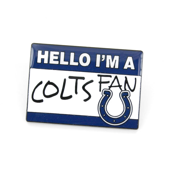 COLTS NAME TAG PIN