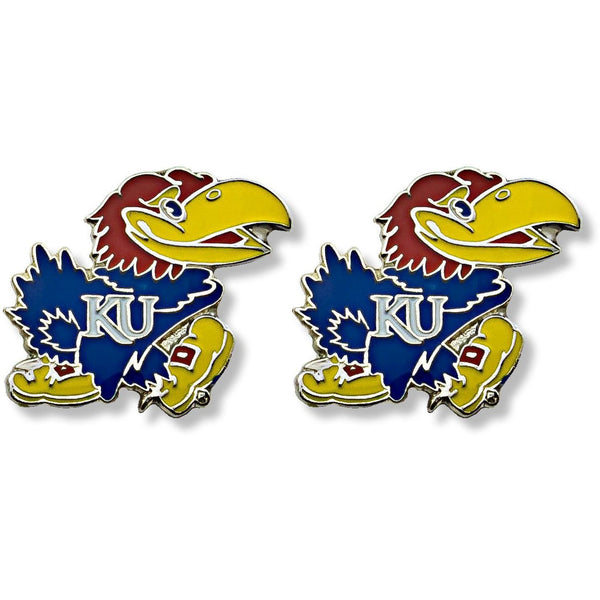 KANSAS TEAM POST EARRINGS