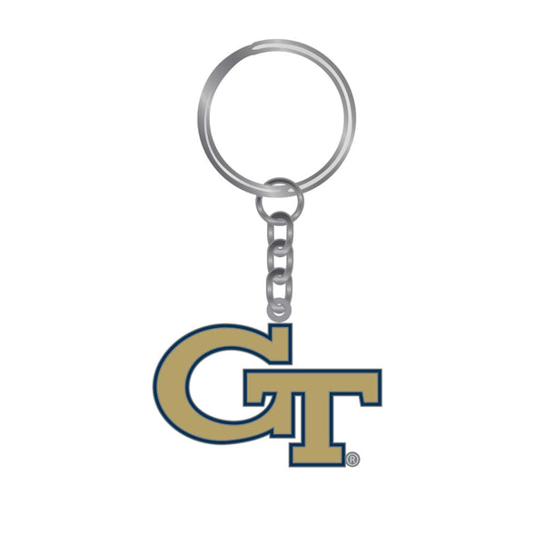 GEORGIA TECH LOGO KEYCHAIN