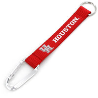 HOUSTON COUGARS CARABINER KEYCHAIN