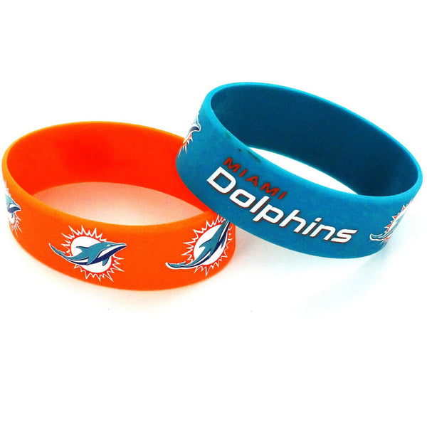 DOLPHINS WIDE BRACELETS (2-PACK)